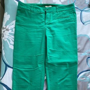 Mexx green midi pants, size 6 us